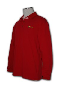P149 polo-恤 polo衫 立领 polo shirt 批發及製造     紅褐色